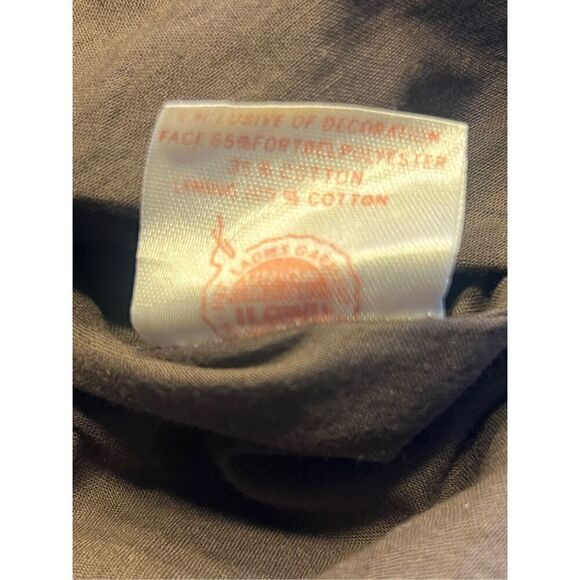 Vintage Raymodes NY 70’s house dress brown floral embroidered boho Large retro - Picture 9 of 10